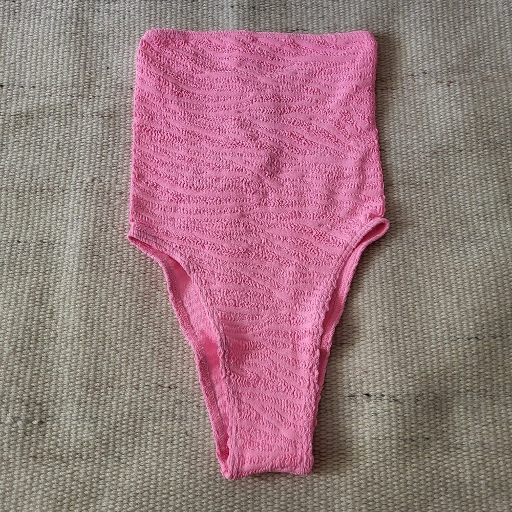 NWOT Bond-Eye Fane One Piece Swimsuit in Pink Tiger